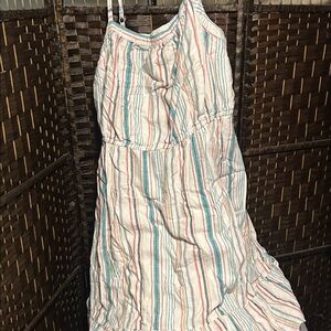 Lane Bryant 22 plus lined women’s tank midi  dress